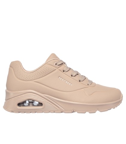 ZAPATILLAS DE CORDONES CON CAMARA DE AIRE SKECHERS Uno - Stand on Air BEIGE