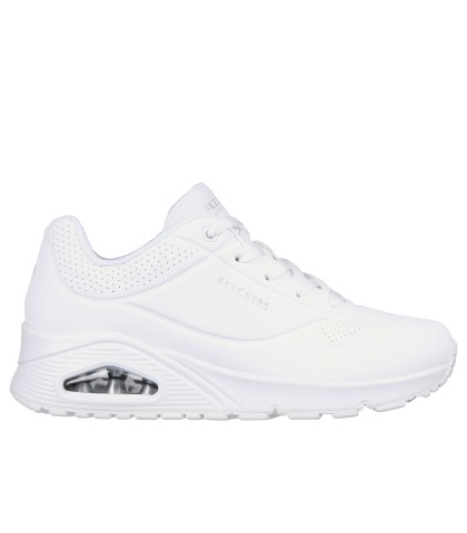 ZAPATILLAS DE CORDONES CON CAMARA DE AIRE SKECHERS Uno - Stand on Air BLANCO