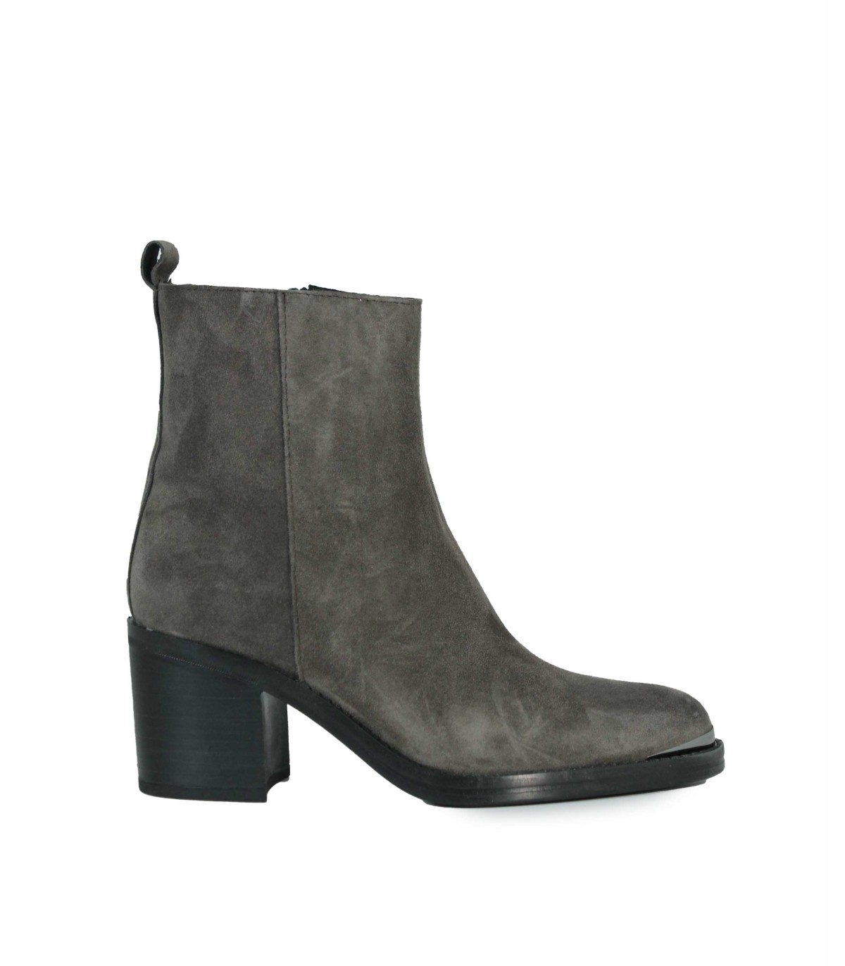 Compra online BOTÍN DE MUJER EN SERRAJE CON TACÓN ALPE 5246-1134 GRIS