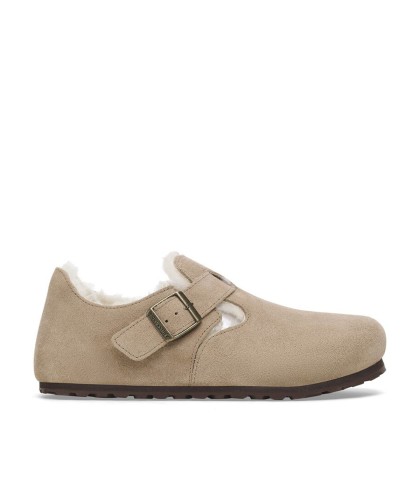 ZAPATO UNISEX BIRKENSTOCK LONDON LANA DE BORREGO 1028470 TAUPE