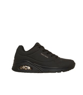ZAPATILLAS CON CAMARA DE AIRE UNO - Stand on Air 73690 SKECHERS NEGRO