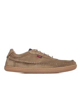 ZAPATO DE PIEL CON CORDONES BAREFOOT CALLAGHAN ZERO 61903 KAKI