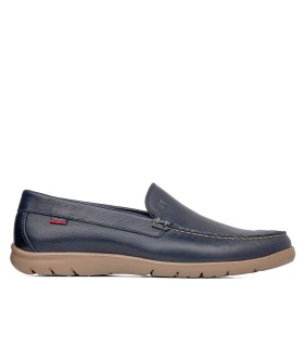 MOCASINES DE PIEL PARA HOMBRE CALLAGHAN TENGER FREE HORSE 18001 AZUL