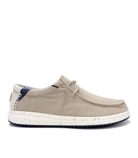 ZAPATO LIGERO WALLABI DE LONA PARA HOMBRE PITAS NIAS EN BEIGE
