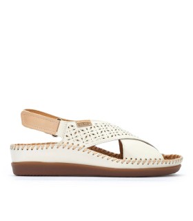 SANDALIA CONFORT CON VELCRO BEIGE PARA MUJER PIKOLINOS CADAQUES W8K-0848C1