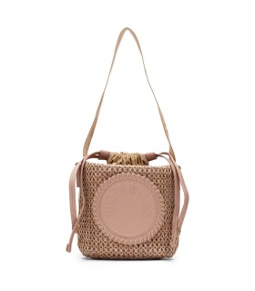 BOLSO BANDOLERA DE RAFIA PARA MUJER HISPANITAS BV253837 CAMEL