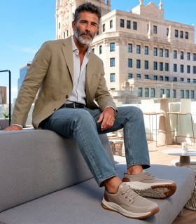 ZAPATILLAS DE HOMBRE Skechers Slip-ins Relaxed Fit: Meroe - Alden 205467 TAUPE