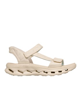 SANDALIAS CON VELCROS PARA MUJER Skechers Slip-ins: GO WALK Glide-Step 2.0 Sandal - Cozy Fit Jada 141276 BEIGE