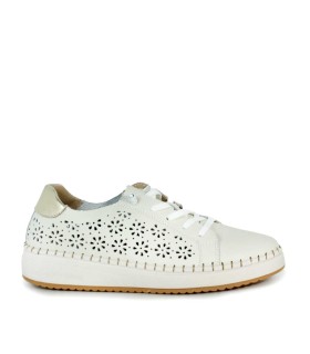 ZAPATILLAS COFORT DE PIEL PARA MUJER THE HAPPY MONK ALCALA 003 NEW HIELO