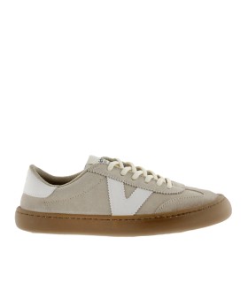 ZAPATILLA BAREFOOT EN PIEL DE SERRAJE UNISEX VICTORIA OLMO 1186103 ARENA