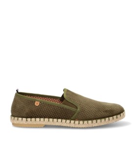 ALPARGATAS PARA CABALLERO MICROPERFORADAS VERBENAS TOM KAKI