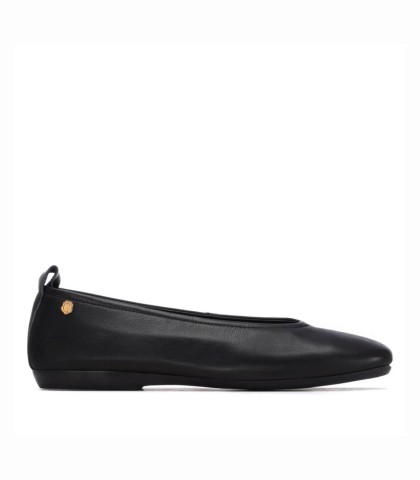 BAILARINA PLANA DE PIEL PARA MUJER EN NEGRO CARMELA SHOES 16314009