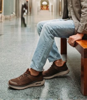 ZAPATILLAS MARRÓN Skechers Slip-ins Relaxed Fit: Arch Crosser - Emeric 205340