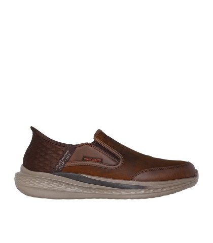 ZAPATILLAS SLIP ON CASUALES SKECHERS SLADE - COOPER 205237 MARRÓN