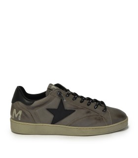 ZAPATILLAS PIEL DE HOMBRE CON CORDONES ELÁSTICOS CETTI 1342 TAUPE