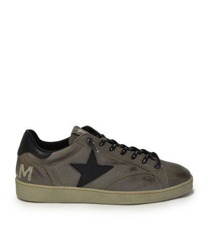 ZAPATILLAS PIEL DE HOMBRE CON CORDONES ELÁSTICOS CETTI 1342 TAUPE