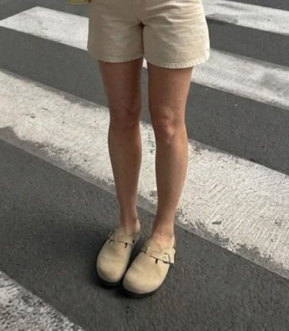 ZUECO PARA MUJER EN PIEL DE ANTE BIRKENSTOCK BOSTON LEVE 1030883 ARENA