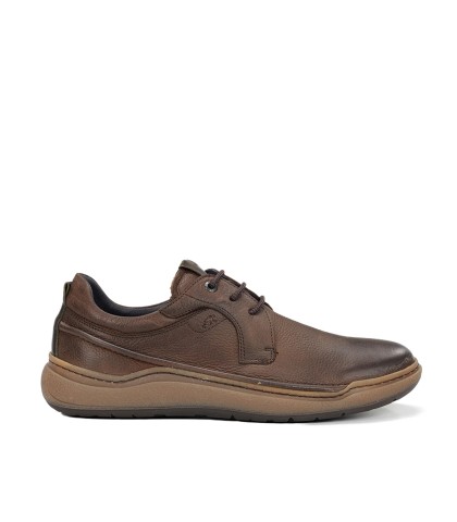 ZAPATOS CASUAL DE PIEL CON CORDONES PARA HOMBRE MARRÓN FLUCHOS 2033