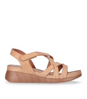 SANDALIAS CONFORT DE PIEL PARA MUJER CHIKA 10 RELAX 03 ARENA