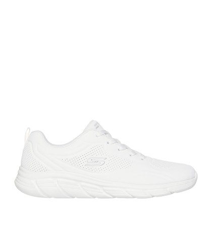 ZAPATILLAS DE CORDONES PARA MUJER SKECHERS BOBS B FLEX LO COOL EASE 117715 BLANCO