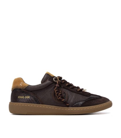 ZAPATILLAS RETRO EN PIEL PARA MUJER CARMELA 164241 MARRÓN