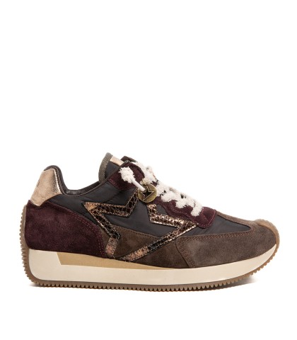 ZAPATILLAS URBANAS COMBINADAS MUJER CETTI 1375 ANTE MESH COFFEE