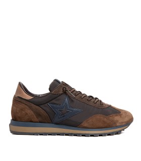 ZAPATILLAS PIEL DE HOMBRE CON CORDONES ELÁSTICOS CETTI 1259 MARRÓN