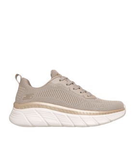 ZAPATILLAS DE MUJER SKECHERS BOBS Sport B Flex Hi - Flying HI 117385 TAUPE