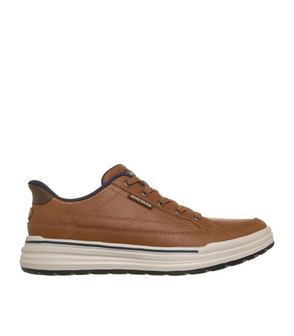 ZAPATILLAS VEGANAS DE HOMBRE SKECHERS Waterproof Relaxed Fit: Garlan - Pryor 211234 CUERO