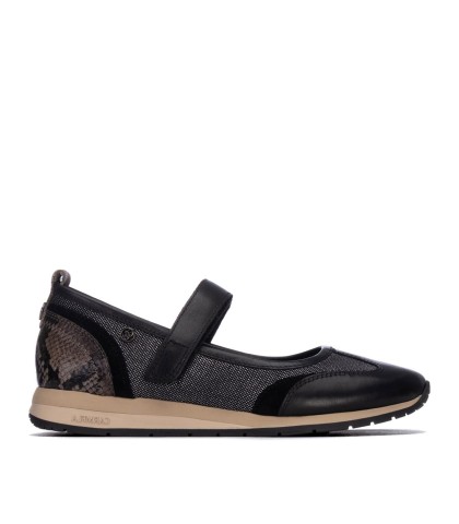 ZAPATOS CASUAL DE PIEL PARA MUJER CARMELA 164353 NEGRO