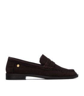 ZAPATOS CASUAL DE PIEL DE SERRAJE PARA MUJER CARMELA 164389 MARRÓN