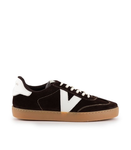 ZAPATILLAS CASUAL DE PIEL PARA MUJER 1126218 VICTORIA CHOCOLATE