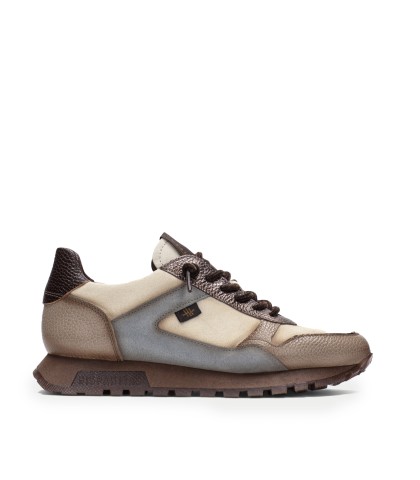 ZAPATILLAS DE MODA EN PIEL PARA MUJER HISPANITAS OREGON CHI265095 BEIGE