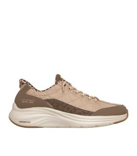 ZAPATILLAS DE MUJER SKECHERS Slip-ins: Contour Foam - Cozy Fit Leopard Dream BEIGE