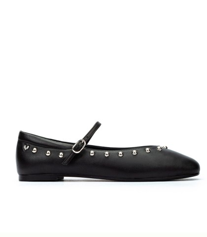 BAILARINA MARY JANE CON TACHUELAS Y PULSERA MARTINELLI LARIANA 1750-B465PY NEGRO
