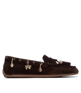 ZAPATOS CASUAL DE PIEL DE SERRAJE PARA MUJER CARMELA 164147 MARRON