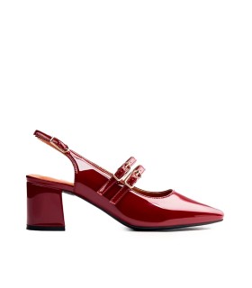 ZAPATOS MARY-JANE EFECTO CHAROL GIOSEPPO SODUS BURDEOS