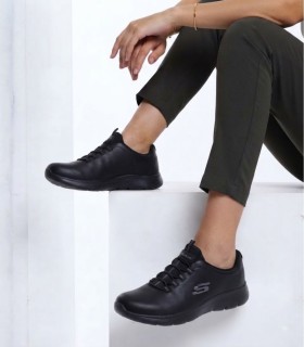 ZAPATILLA PARA MUJER SKECHERS SUMMITS-ITZ BAZIK 88888301 NEGRO
