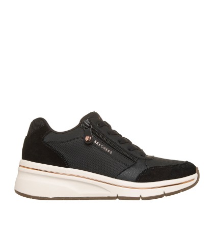 ZAPATILLAS PARA MUJER SKECHERS 190370 STREET™ BILLION FLEX - LUXE UP NEGRO