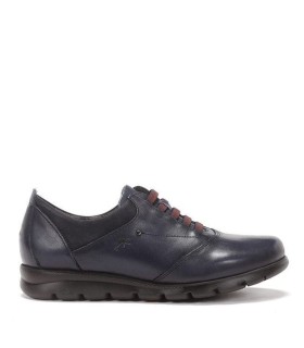 ZAPATOS CONFORT CON ELÁSTICOS DE PIEL FLUCHOS SUSAN F0354 MARINO