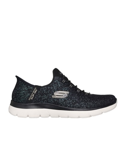 ZAPATILLAS DE MUJER SKECHERS Slip-ins: Summits - Lunar Glow 150280 NEGRO
