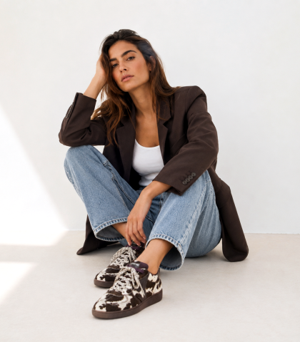 ZAPATILLA URBANA DE MUJER VICTORIA LONDRES POTRO 1267102 MARRÓN