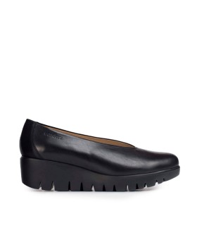 ZAPATO DE MUJER CON CUÑA WONDER FLY 100 C-33100 NEGRO