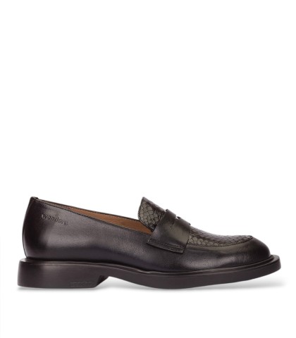 MOCASINES DE MUJER CON ANTIFAZ WONDERS PENNY 01 NEGRO