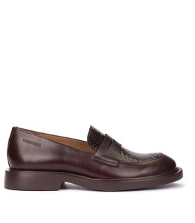 MOCASINES DE PIEL PARA MUJER CON ANTIFAZ WONDERS PENNY 01 A-5301 TESTA