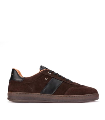 ZAPATILLAS DE HOMBRE EN SERRAJE MARTINELLI SEAFORD C047-Z022X MARRÓN