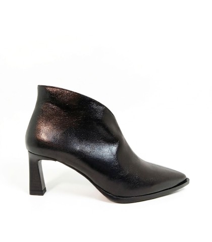 BOTINES DE TACÓN EN PIEL PARA MUJER DESIREE KYRA4 NEGRO