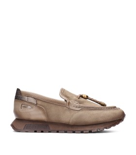MOCASINES URBANOS CON BORLA PARA MUJER HISPANITAS OREGON HI265128 CASTORO