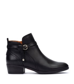 BOTÑIN DE TACÓN EN PIEL PARA MUJER PIKOLINOS DAROCA W1U-8901C1 NEGRO