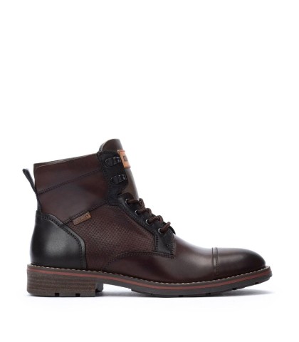 BOTAS CON CORDONES Y CREMALLERA PIKOLINOS YORK M2M-8156C1 CUERO